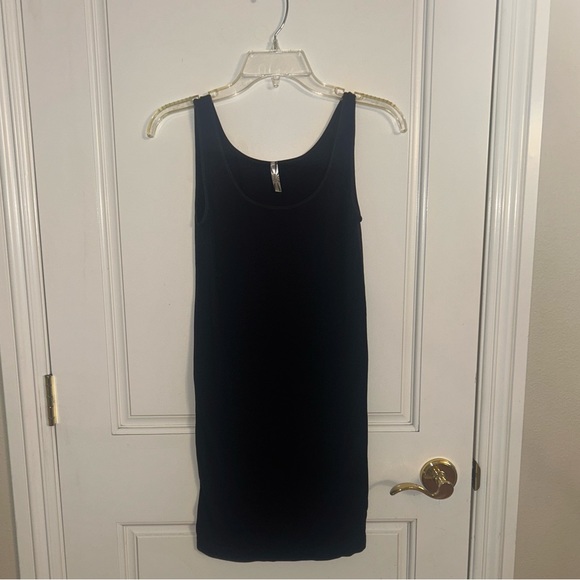 HaZe Black Body Con Tank Mini Dress. One Size. - Picture 1 of 4